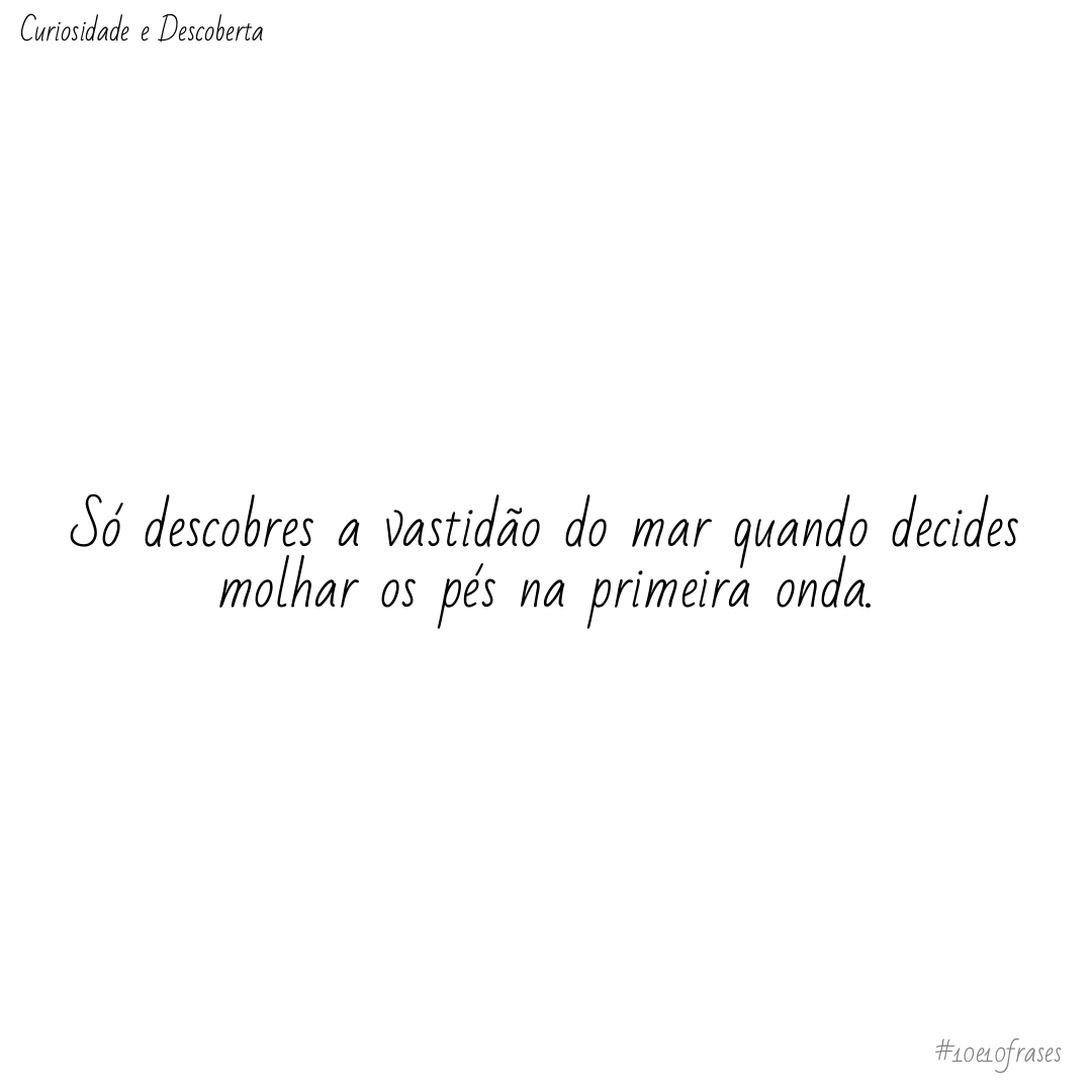 10e10Frases's tweet image. A imagem do mar representa a imensidão das possibilidades. A descoberta começa com um gesto simples de iniciativa.

#10e10frases #mar #descoberta #coragem #iniciativa #vida #inspiracao #reflexoes #novasexperiencias #crescimento

pt.wikipedia.org/wiki/Mar