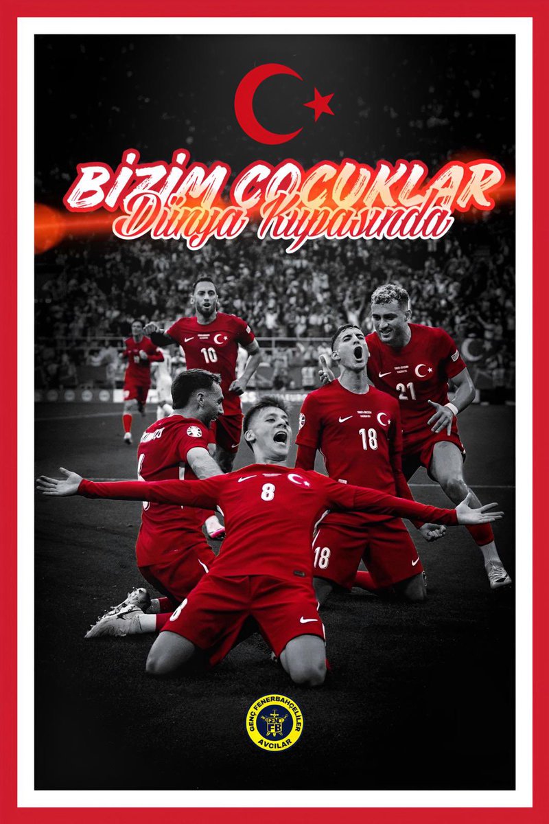AvcilarGFB's tweet photo. A MİLLİ TAKIMIMIZ DÜNYA KUPASINDA!

TÜRKİYE A Milli takımımız 23 yılın ardından dünya kupasında.

#AvcılarGFB https://t.co/vdCndplsUN