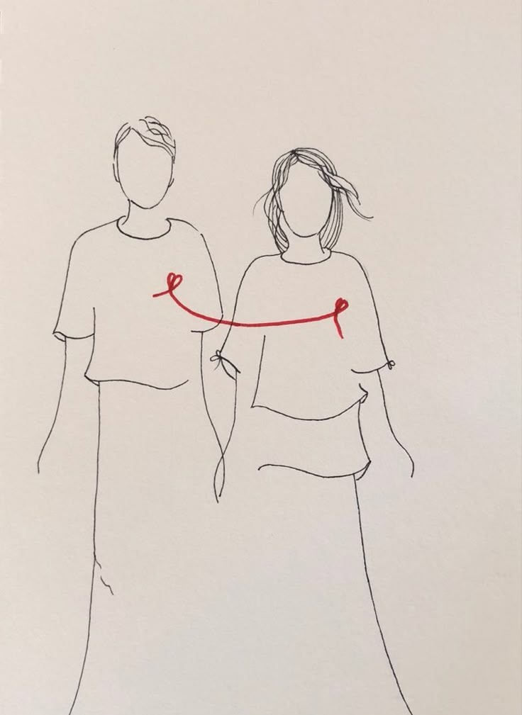 "Two souls connected by a single thread, invisible but unbreakable."