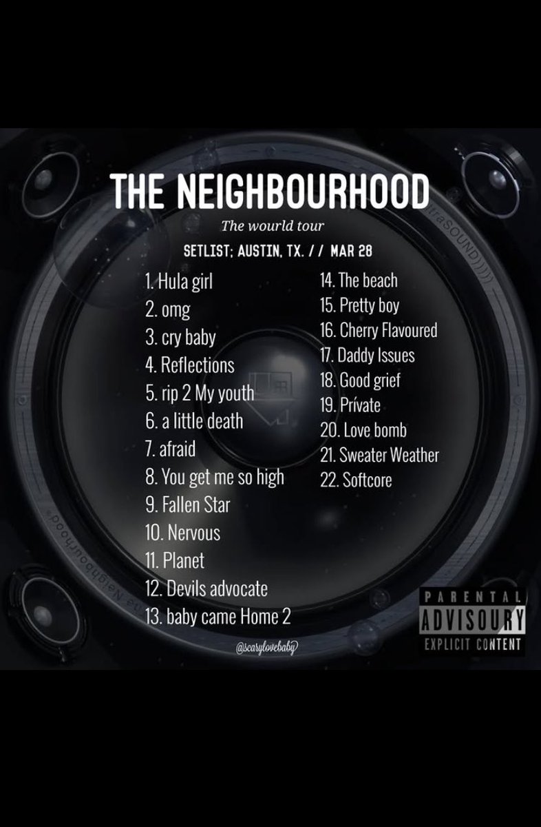 you get me so high ve sweater weather var çok heyecanlandımm