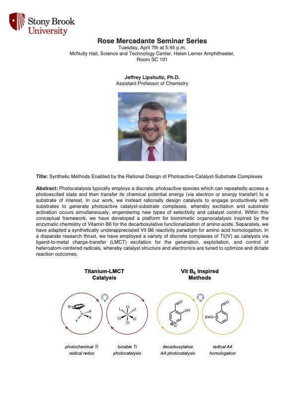 Seton Hall Chemistry and Biochemistry tweet media