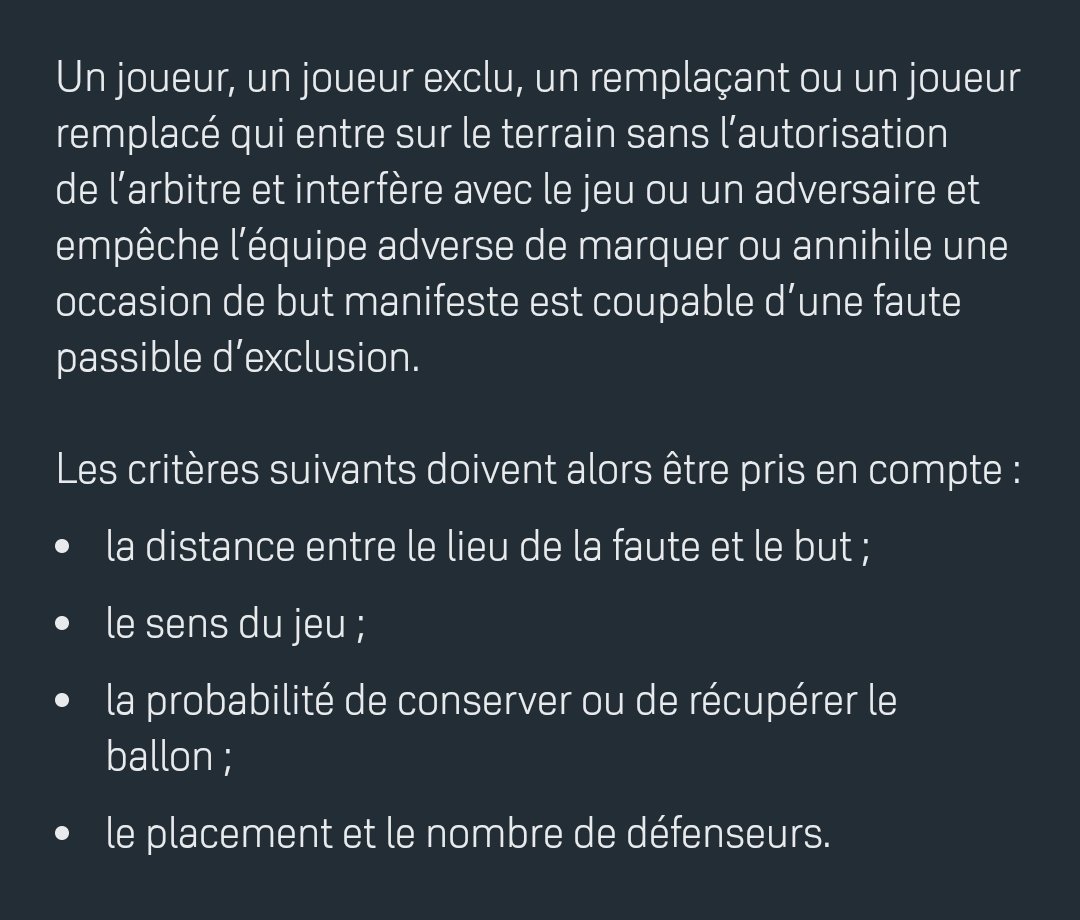 Pourquoi il n'y a pas eu rouge pour l'Italie? Car pour cela, il faut réunir les 4 criteres, pas 3/4 ou 2/4.

Sur l'action, la probabilité de conserver le ballon est proche de 0%.

#italie #Coupedumonde #Bosnie #Cartonrouge