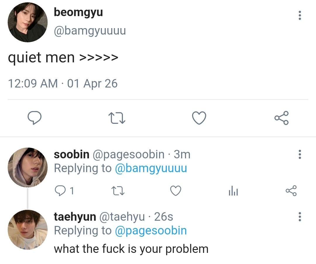 I guess it’s Soogyu tweet media