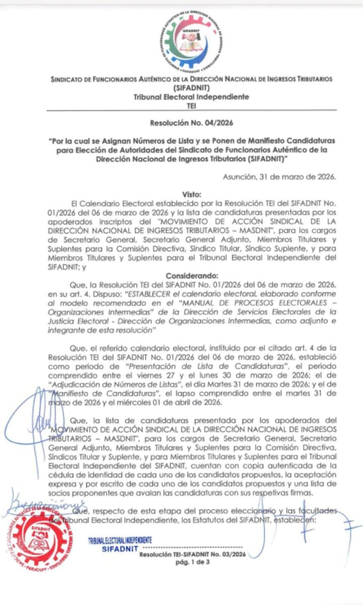 SIFADNIT PARAGUAY🇵🇾 tweet media
