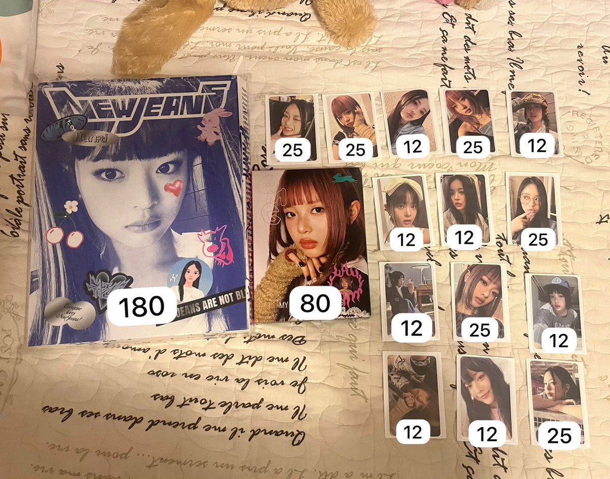 kittynrina's tweet photo. VENDO/VENDA
-valores na imagem + frete fixo 
-videos e fotos no pv
-inclusões dos albums NA IMAGEM 
-apenas pix e pagamento imediato 
-feedbacks em @kittynrina
🏷️vendo venda procuro compro hanni newjeans njz album photocard bluebook omg https://t.co/C7D5YyIOws