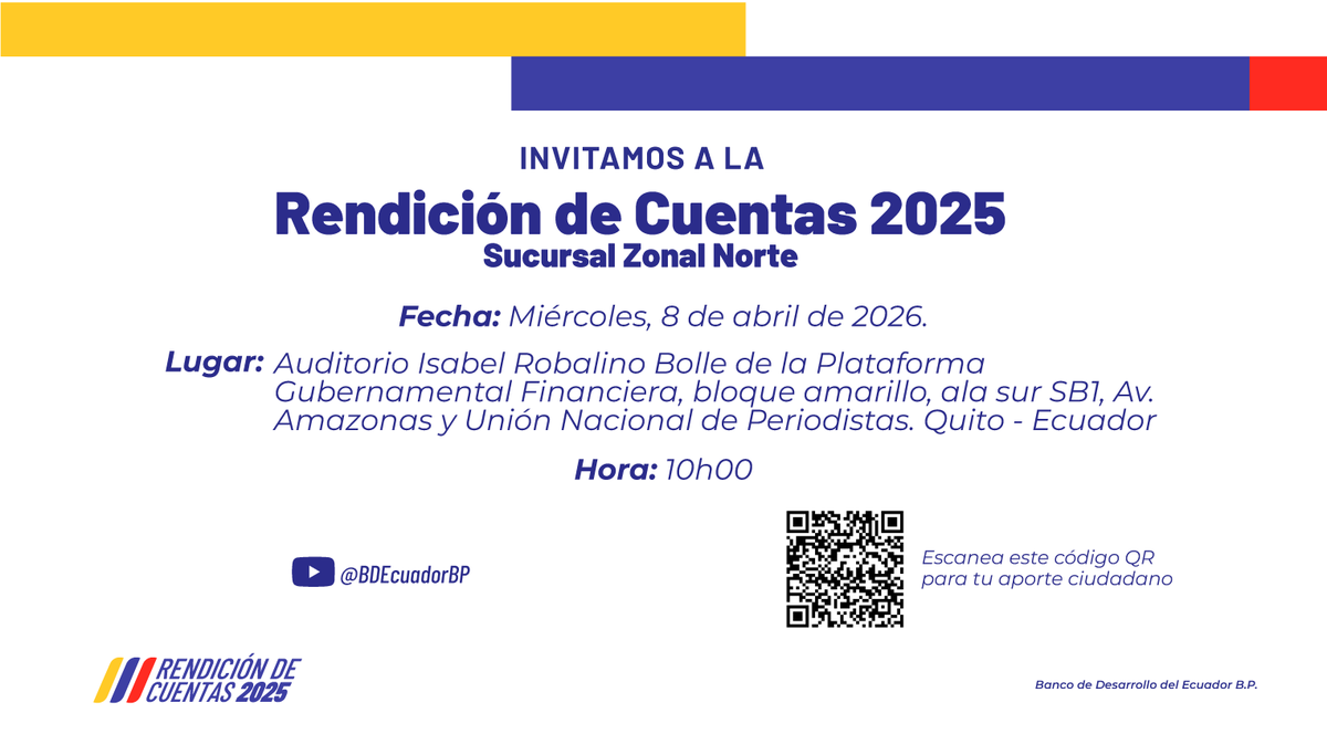 Banco de Desarrollo del Ecuador B.P. tweet media