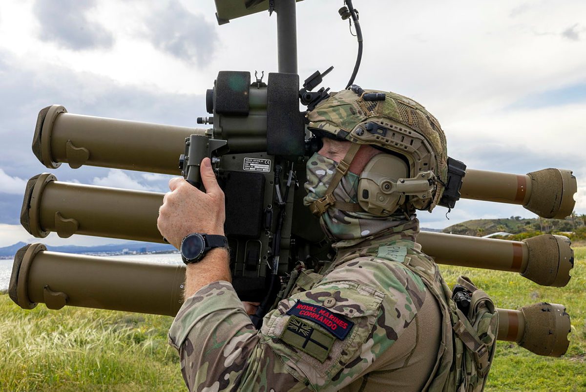 Royal Marines Commando Air Defence elements (for a while now they have ...
