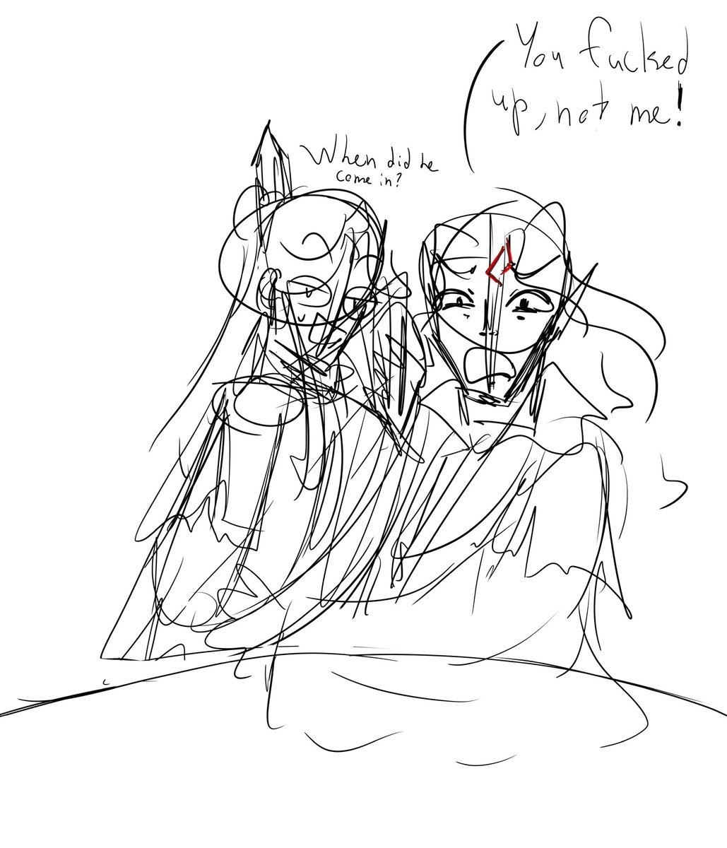 wwwekdlf's tweet photo. the sketch is like this :) #SVSSS #ShenQingqiu #LuoBinghe #LiuQingge https://t.co/LEMlzGrWWA