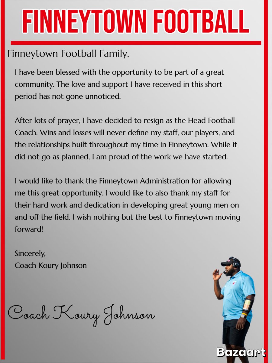 Coach Koury Johnson tweet media
