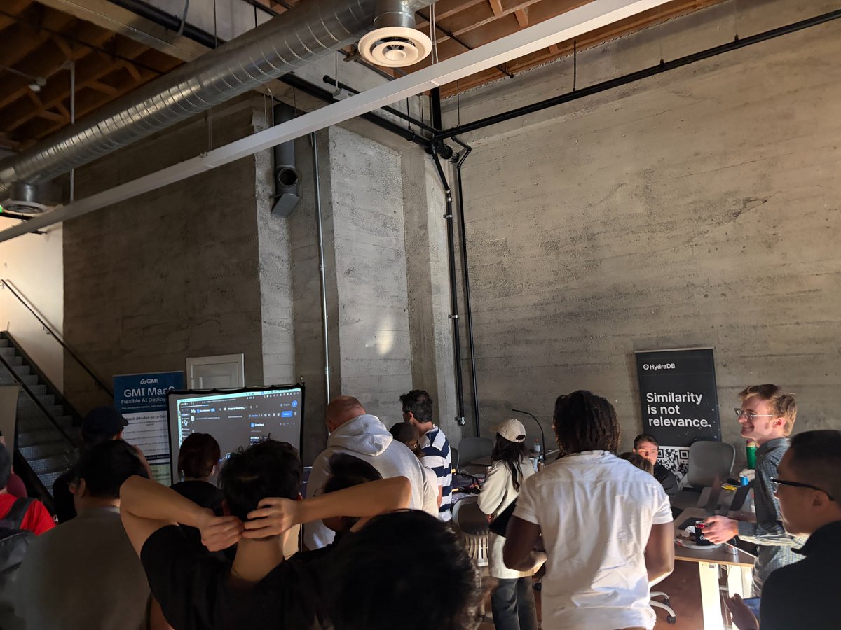 hydra_db's tweet photo. It's a wrap for the greatest Total Agent Recap Hackathon.

Partners:
@gmi_cloud
@Kimi_Moonshot
@photonhq
@dify_ai
@Sky9Capital https://t.co/ykggtHJu4b
