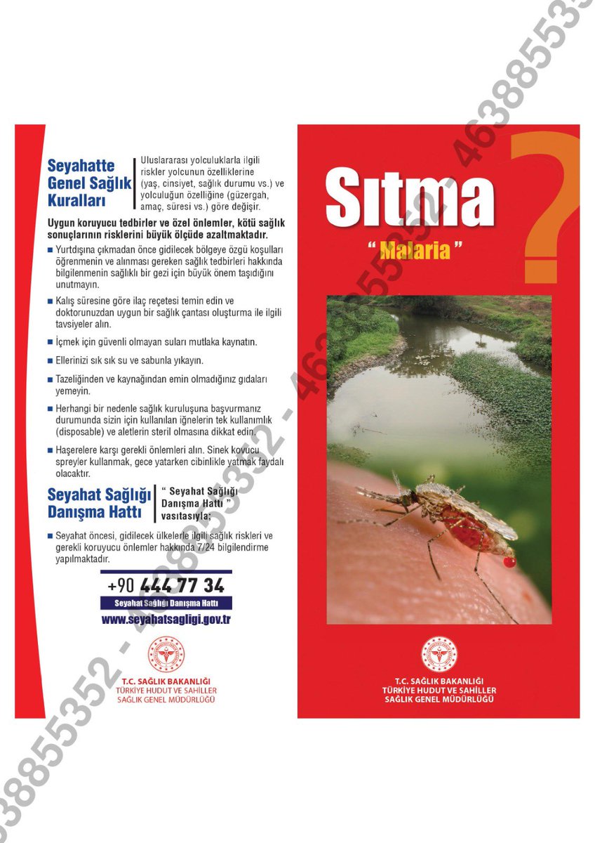ElazigLises's tweet photo. Sıtma (Malaria) hastalığı parazitlerin neden olduğu ciddi, ateşli ve ölümcül olabilen bulaşıcı bir hastalıktır.  Erken tanı hayat kurtarıcıdır. @elazigmem @SahinBeraat @aydogdu_ferhat https://t.co/TRaq19NupM