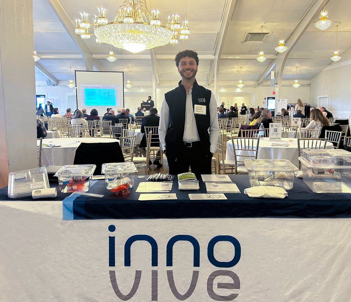 The North Shore Technology Council’s Sustainability for Life Sciences Conference was a great event for Innovive today. @IsaiahMansour connected with many life science vendors, researchers, facility managers, and architects, learning about ways to improve sustainability in their