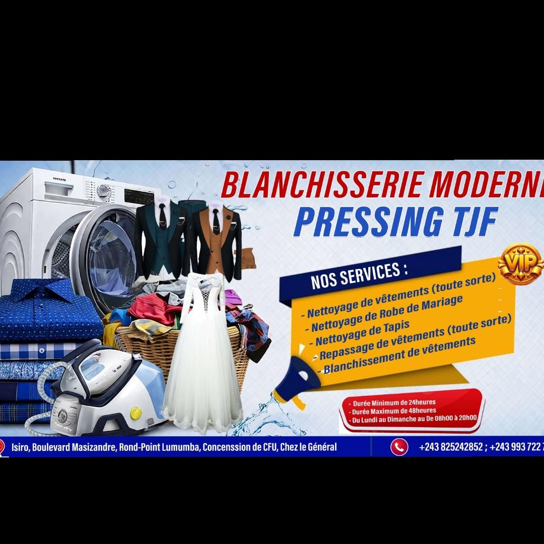 JeannotTavole's tweet photo. SVP, retenez la date samedi, 04 avril 2026: inauguration de la nouvelle Blanchisserie #Moderne_PRESSING_TJF_VIP à 16h30’.
Offre : apportez à partir de 2 complets, 1 sera nettoyé #gratuitement. 
NB: C’est de la classe !!!!!!!!!!!!!!!!!!!! https://t.co/NXPMFIglrH