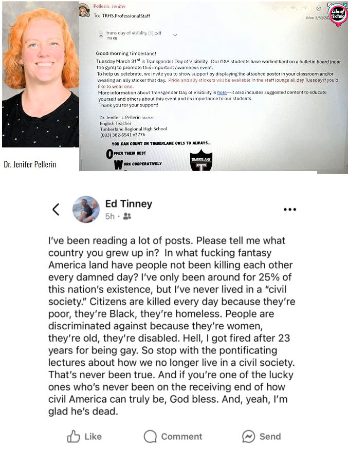 Dragem3's tweet photo. @TimberlaneHS https://t.co/hF05VJiEYv

First Ed Tinny now this lady. Fire her now. https://t.co/bfUAS77XGx