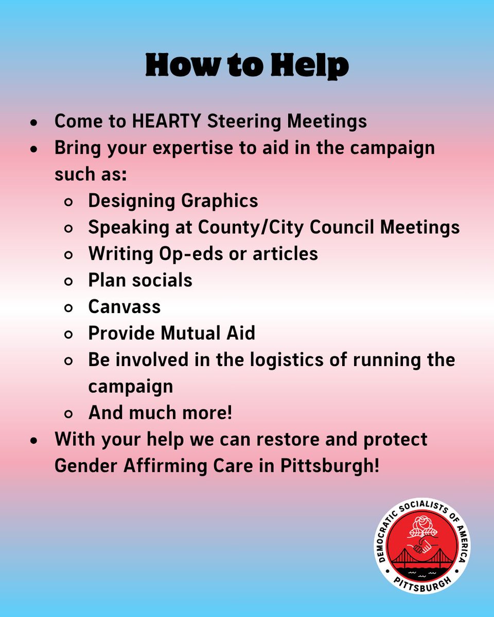 Pittsburgh DSA tweet media