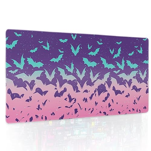 CaffeinatedPan1's tweet photo. I just received Pink Cute Bats Gaming Mouse Pad XL Halloween Pastel Purple Witchcraft Extended Big Large Desk Mat Non-Slip Rubber Base Stitched Edge Long Keyboard Mousepad for from nibbiekris via Throne. Thank you! https://t.co/DVNNR4AcEm #Wishlist #throne https://t.co/2wtg9aFcGw