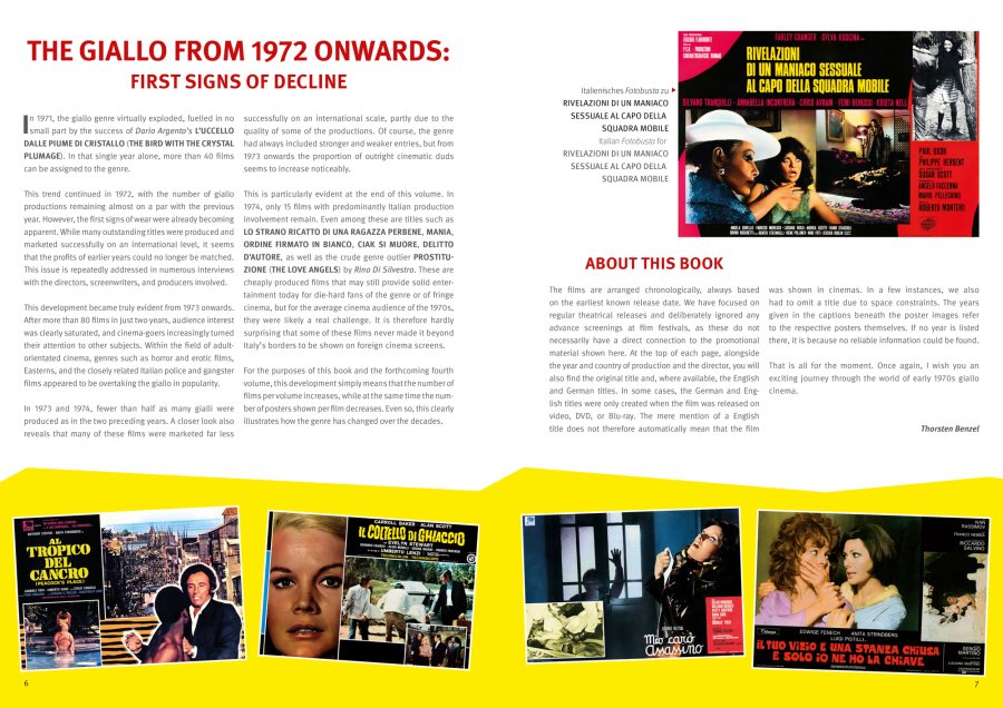 CineploitDiscs's tweet photo. The new Volume of the GIALLO POSTER BOOK Presale in our Online Store which will be out April 20th https://t.co/VlSRFwrrEw GIALLO MOVIE POSTERS Volume 3 1972 – 1974 21 × 29.7 cm, 244 pages, full colour, softcover More than 300 posters over 80 #gialli
bilingual GermanEnglish https://t.co/bJnNXxCFx9