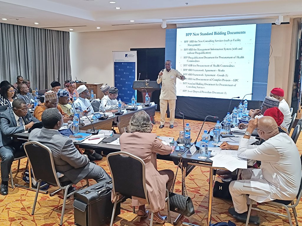 inecnigeria's tweet photo. The first session, titled “Building Procurement Capacity for Election Readiness,” was delivered by Mr. Nelson Ojougboh of the Bureau of Public Procurement (BPP). He highlighted the importance of early and strategic procurement planning, noting that aligning procurement activities with the national budget cycle is essential to avoiding delays and ensuring value for money. He further emphasized the statutory implications of non-compliance, warning that procurement without a valid plan constitutes a violation of extant regulations.

Mr. Ojougboh also introduced participants to newly revised Standard Bidding Documents, designed to enhance transparency, standardization, and efficiency in public procurement. Discussions that followed enabled participants to examine practical implementation challenges and explore ways to adapt the frameworks to the specific demands of electoral operations.