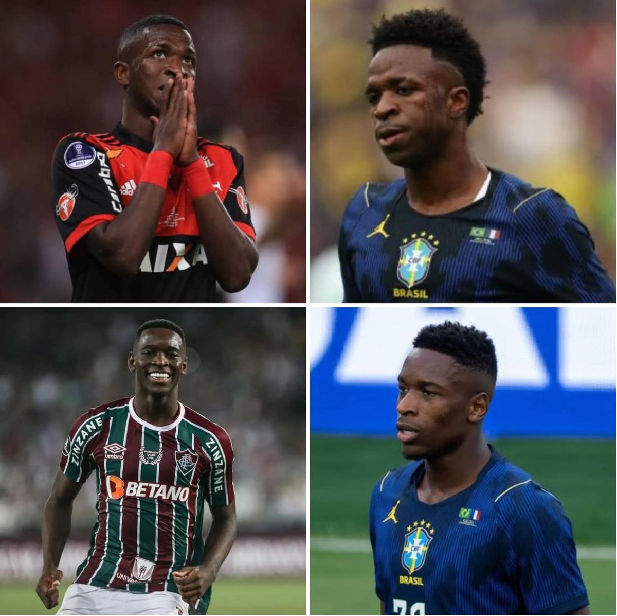 Deu a lógica:

- Cria do Fluminense joga bem na seleção e muda o jogo.
- Cria do Flamengo pipoca e sente o peso da camisa.

Entendeu porque o Fluminense salva o futebol brasileiro?