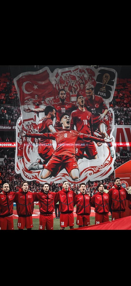 bossdergisi's tweet photo. Tebrikler bizim çocuklar 

#BizimÇocuklar | #MilliTakım | #FIFAWorldCup | #TürkÖndeTürkİleri https://t.co/o9EL0obIvr