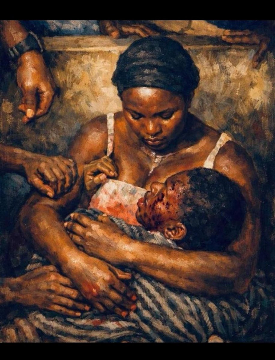 danielbrownreal's tweet photo. Funny thing is, I saw this video on twitter, this woman holding on to her dying son with little to no life left in him after he was murdered by terrorists in Jos. 
The next video that followed was Tinubu on a video call with his grandchildren who are living in the UK 🙂 https://t.co/jiXcAhwIlW