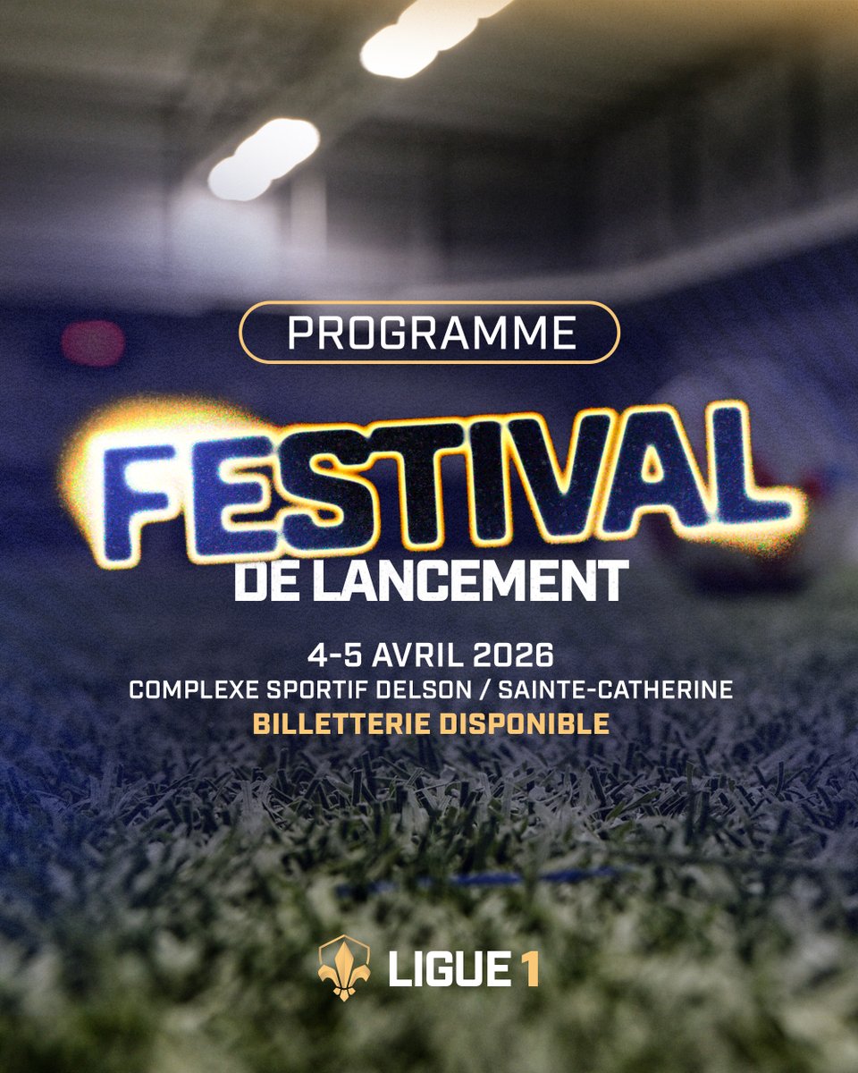 LS_PRO_QC's tweet photo. La saison 2026 de LS PRO démarre officiellement cette fin de semaine avec la 1ère journée de Ligue 1 Québec. 🤩

12 MATCHS sur 2 JOURS, au même endroit, découvrez le programme.🍿

🎟️ Billets disponibles : https://t.co/OmCeazncEy https://t.co/vjmFEhzwk0