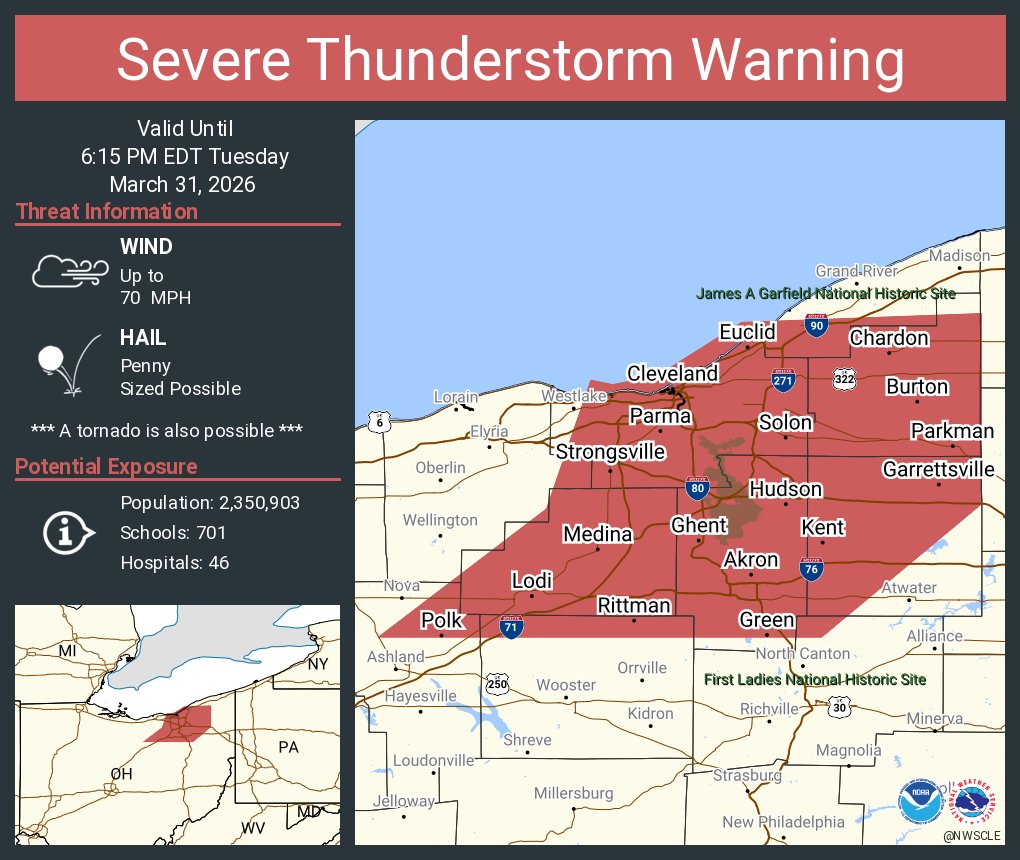 NWS Cleveland tweet media