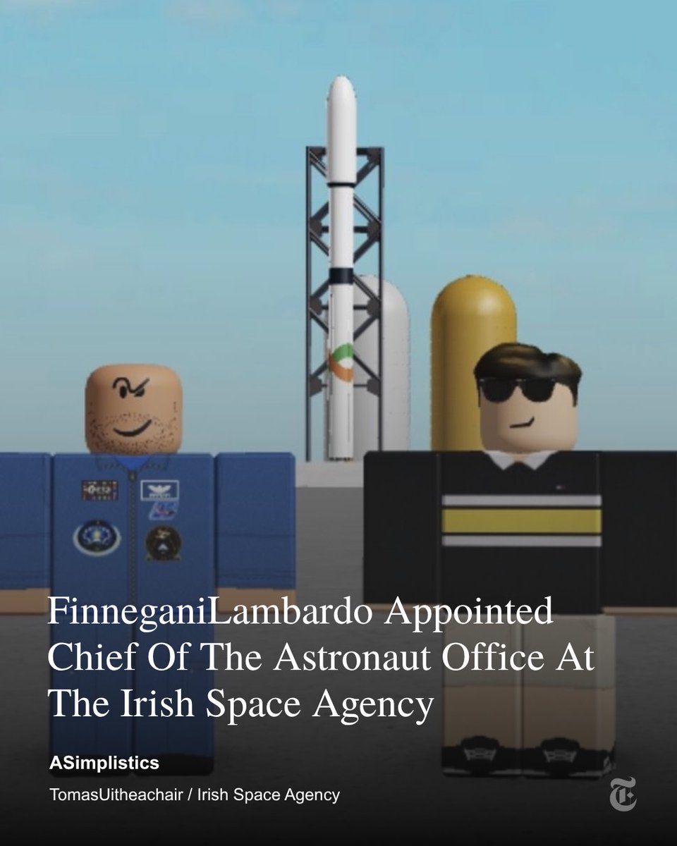 TNYTCRX's tweet photo. FinneganiLambardo appointed Chief of the Astronaut Office at the Irish Space Agency.

🔗 Join our server for the full article: https://t.co/OTsbUnqP6W https://t.co/bttmuYvK97