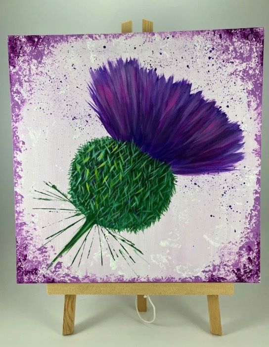 amazingraceart's tweet image. 💜Contemporary Scottish Thistle acrylic painting on canvas #earlybiz #MHHSBD
etsy.com/uk/listing/156…