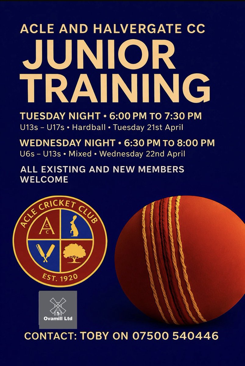 Acle & Halvergate Cricket Club tweet media