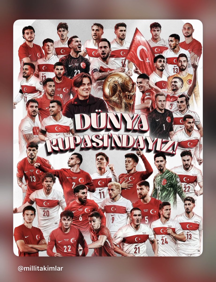 semuos's tweet photo. #millitakım Tebrikler Bizim Çocuklar, Dünya Kupasındayız.. https://t.co/yoCytb40zn