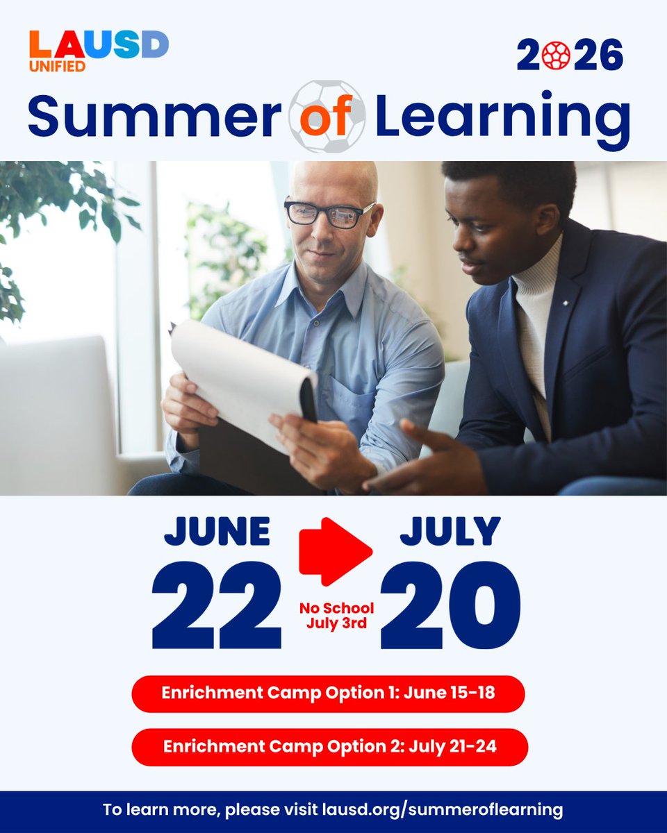 Los Angeles Unified tweet media