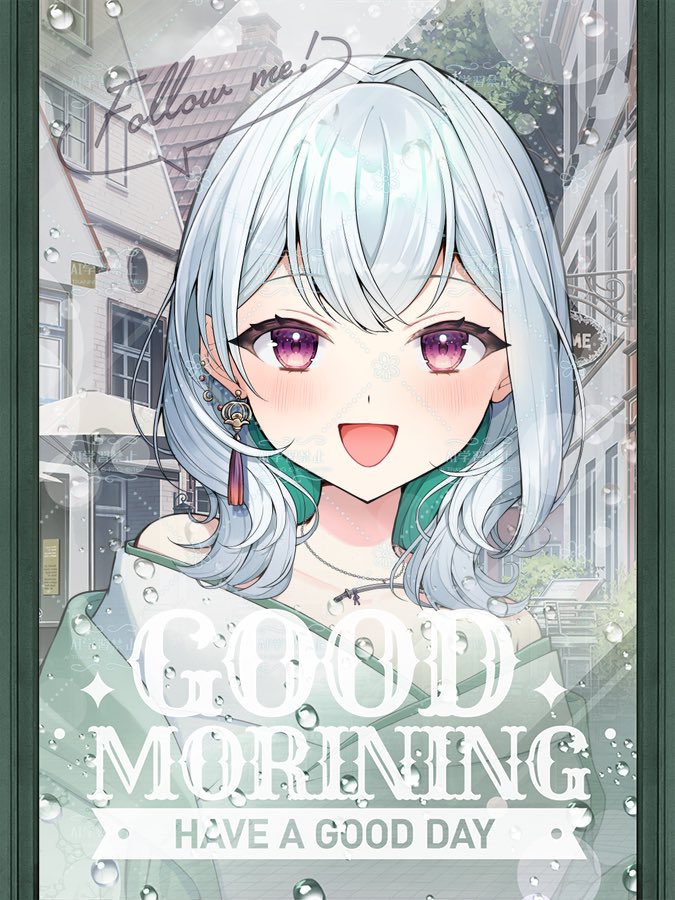 おはよい☀️

今日から新学期だー！
そして仕事が始まるー！！

お外は雨でも気持ちは晴れ☺☀️
キミたちと頑張るぞ〜っ

 #IRIAMライバー
 #おはようVライバー