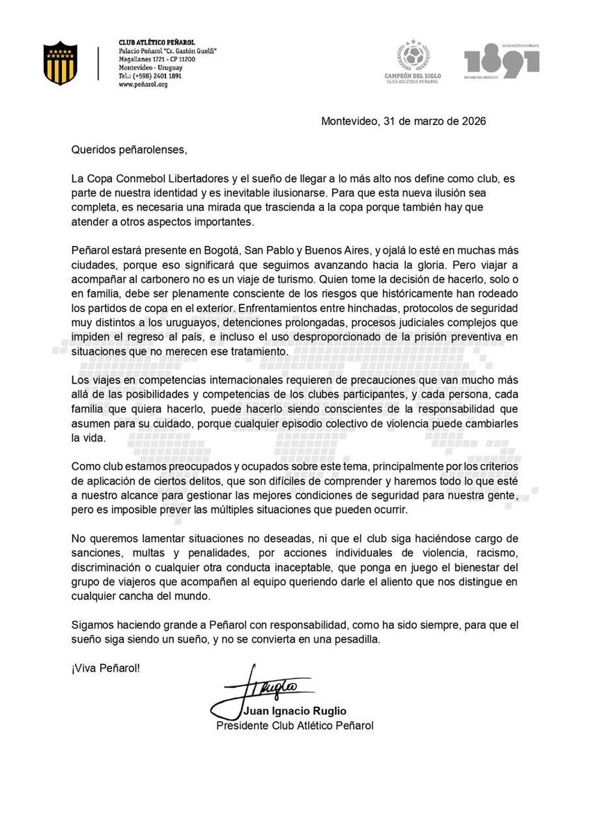 PEÑAROL tweet media