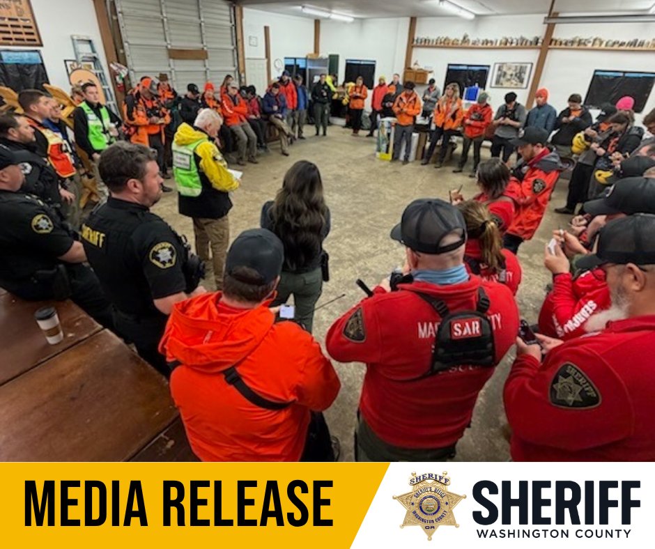 Washington County Sheriff’s Office (Oregon) tweet media