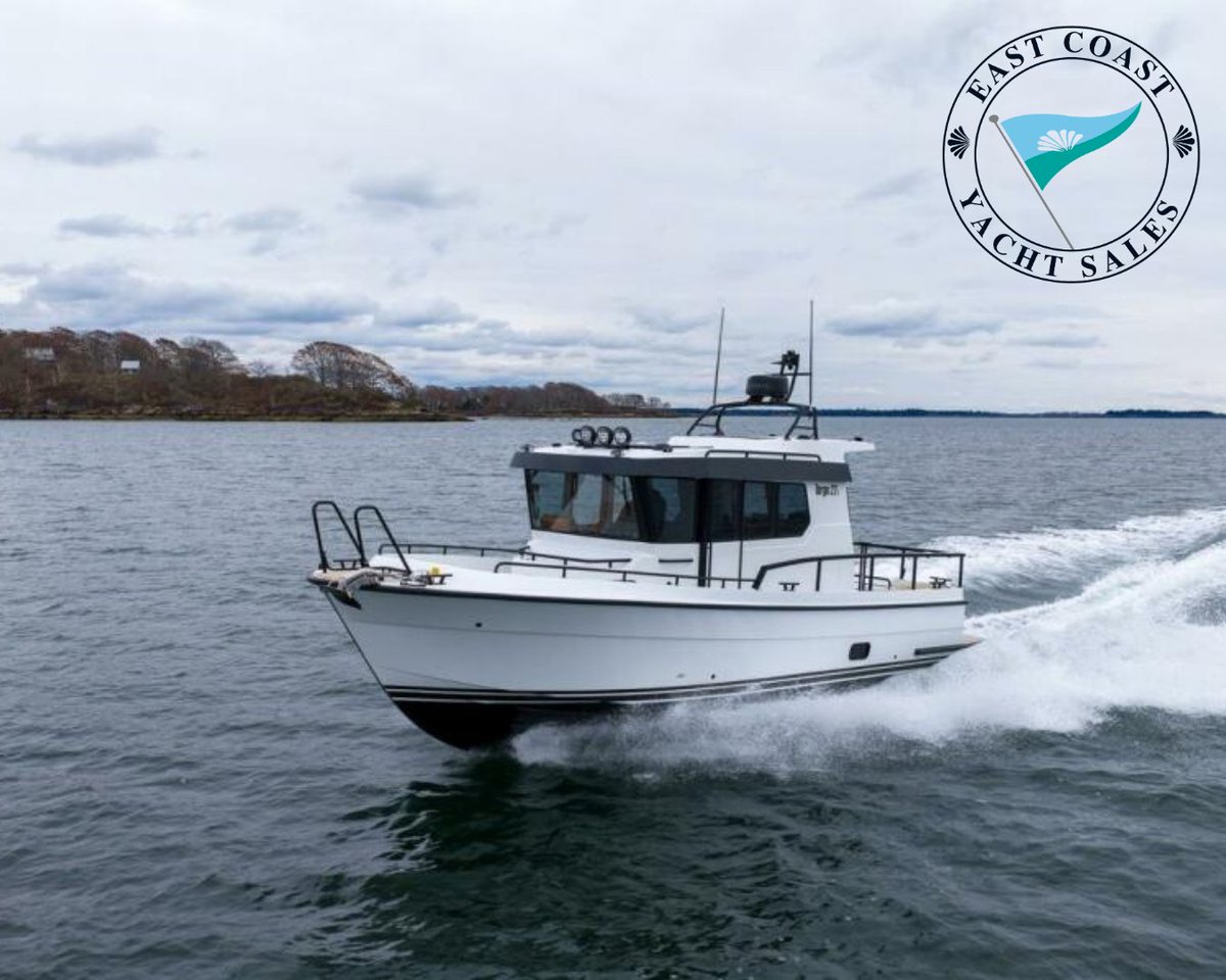 Meet the Targa 27.2 GT from #EastCoastYachtSales 🚤 See it in person at the #CTSpringBoatShow April 24-26! For more info + to see all boats on display at the show, visit bit.ly/411NyF0