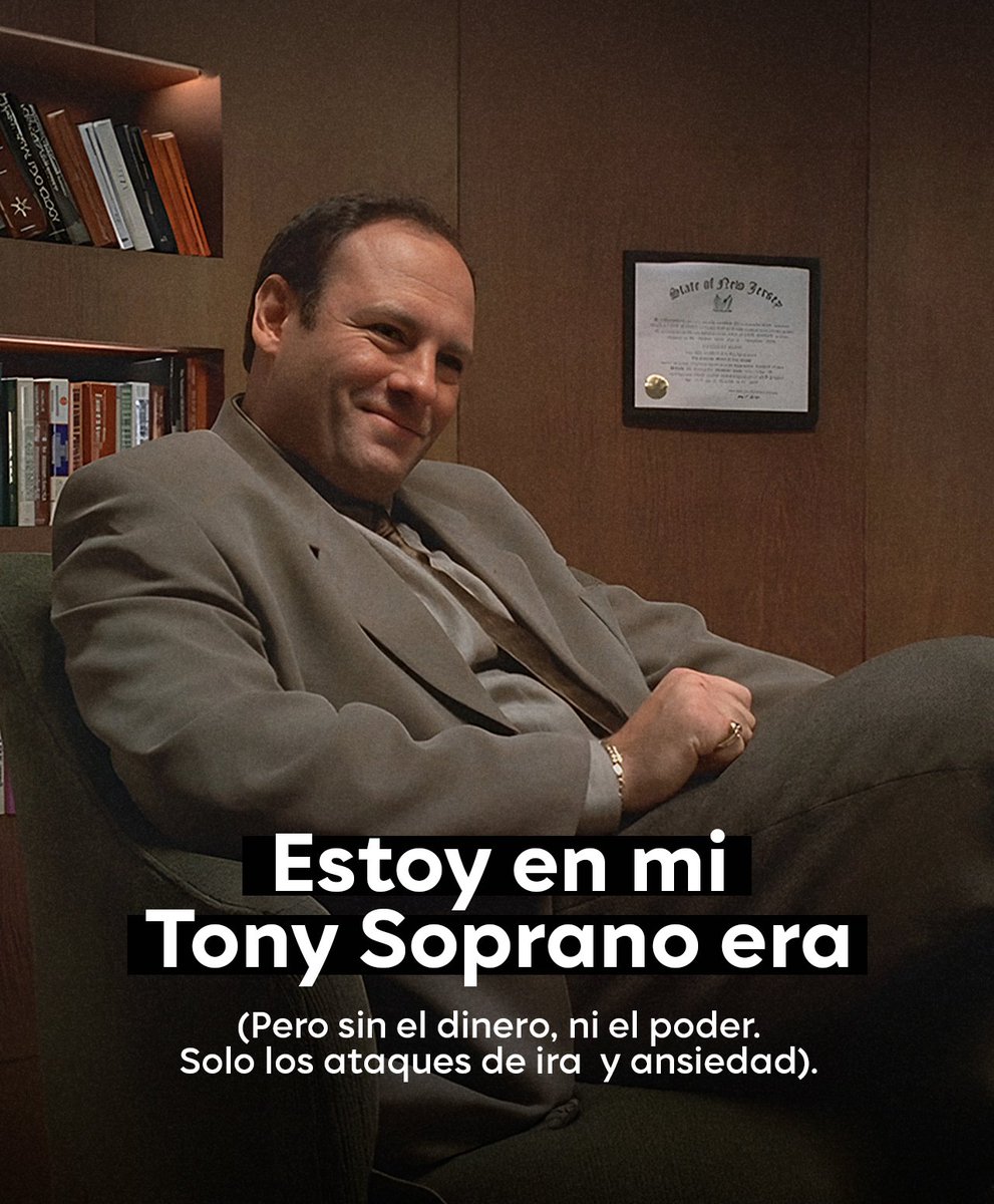 HBOLAT's tweet image. Y de comer helado mientras veo televisión. 😅😅 #LosSoprano #TonySoprano