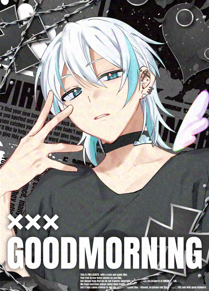 amazora_kuu's tweet photo. おはよう君たち
こんなオレもどうかな？
18時に普通に3.5アニバ新衣装でるから楽しみにしててくれよな
かっこいいってリプ沢山待ってるぜ
 #おはようＶライバー  #VTuber準備中 https://t.co/VbO0tg6eNi