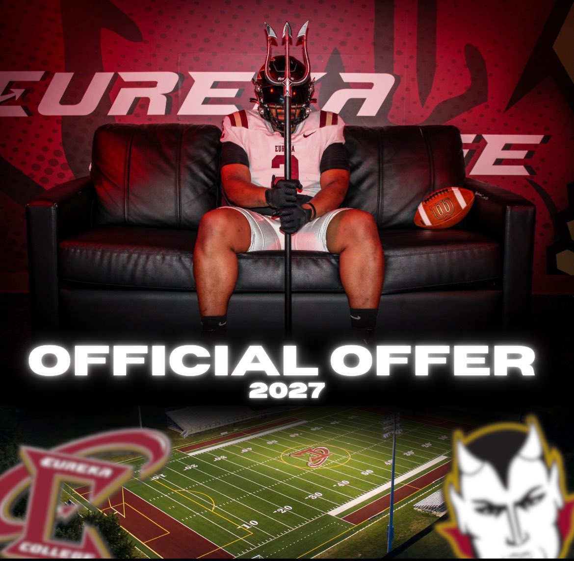 JerrellWare_'s tweet image. Blessed to receive an offer from @EC_RedDevils!! Huge thank you to @Coachgwest501. #RedDevils #blessed #AGTG @SW_Gryphons_FB @TravisL_Harris @YaBoyTrevv @CoachCamMurray @PrepRedzoneAR