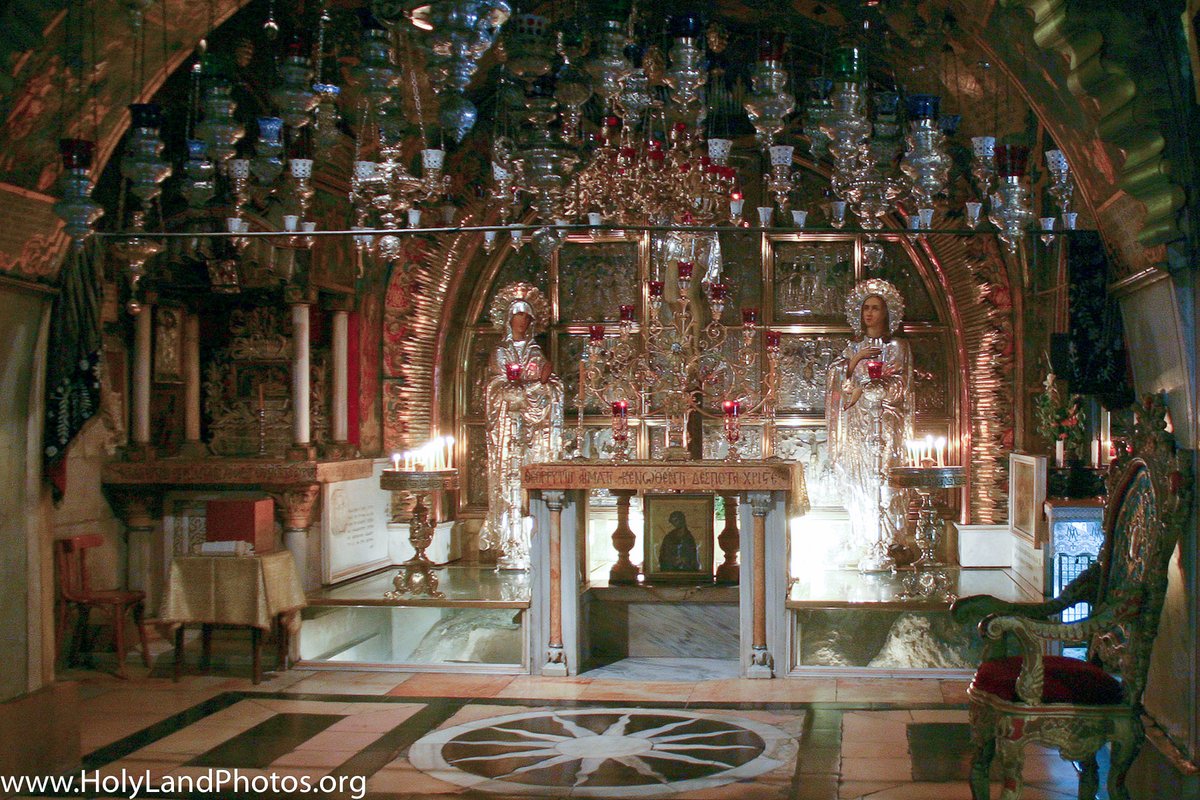 go2Carl's tweet photo. Good Friday Images:  Greek Orthodox place of the crucifixion in the Church of the Holy Sepulcher in the Christian Quarter of the Old City of Jerusalem.  Additional images and commentary => https://t.co/De8abVmxs1 https://t.co/rINaCSpda2