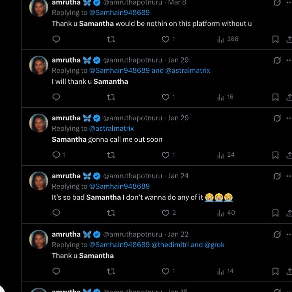 Not Samantha A tweet media