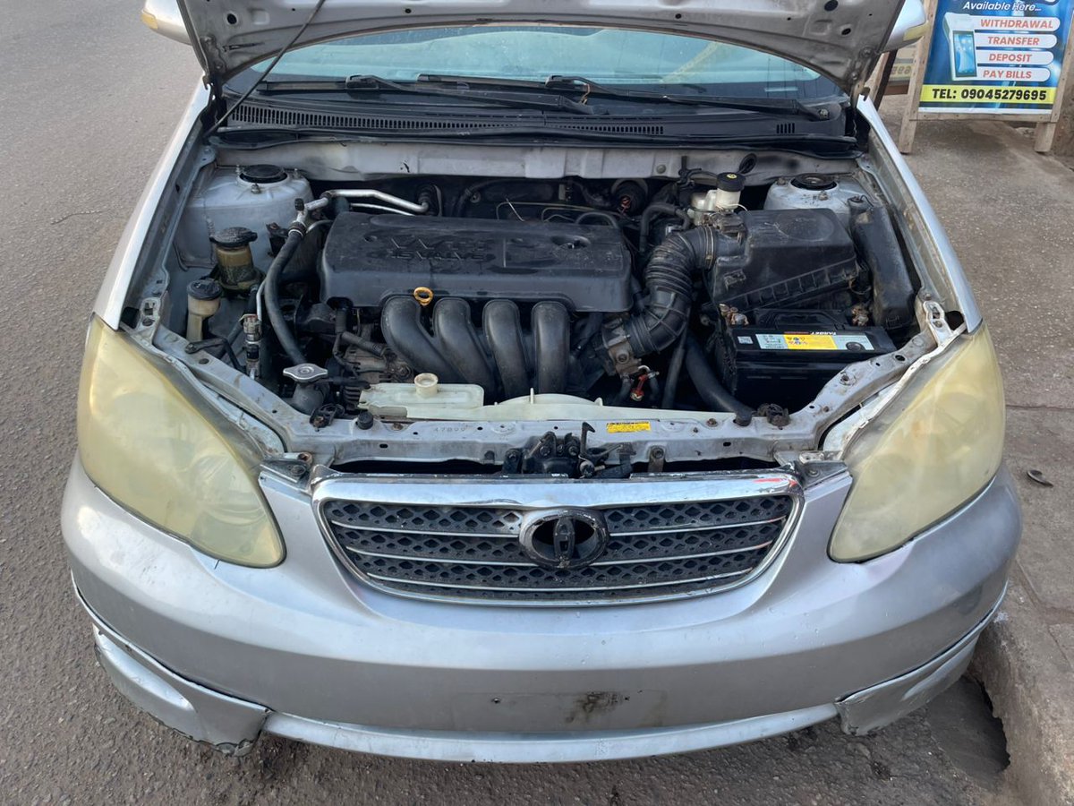 niftyayo's tweet image. Tittle: Toyota Corolla Sport 2006
 - ₦4,300,000

Condition: Excellent 

Features: First User And Registration Engine, Gear And Ac Working Perfectly

Things to fix: No Issues

Price: ₦4,300,000 (Best Price)

Location: Aboru , Iyana Ipaja, Lagos.

Call/WhatsApp: 09022774618