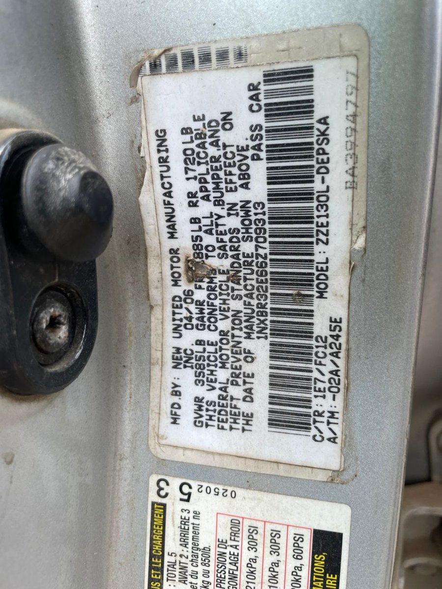 niftyayo's tweet image. Tittle: Toyota Corolla Sport 2006
 - ₦4,300,000

Condition: Excellent 

Features: First User And Registration Engine, Gear And Ac Working Perfectly

Things to fix: No Issues

Price: ₦4,300,000 (Best Price)

Location: Aboru , Iyana Ipaja, Lagos.

Call/WhatsApp: 09022774618