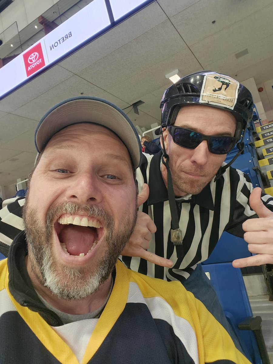 GaryMcLaughlin1's tweet photo. At the @CBEHockey Eagles Game!  The unofficials are in the house!!! https://t.co/sFe74uMyKh