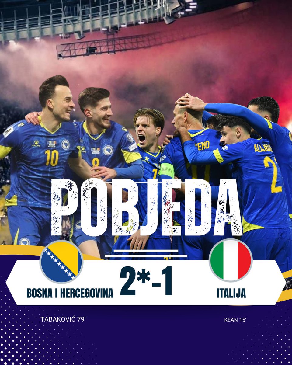 presingba's tweet photo. BOSNA I HERCEGOVINA JE NA SVJETSKOM PRVENSTVU!!! https://t.co/DLV0dsiKR2