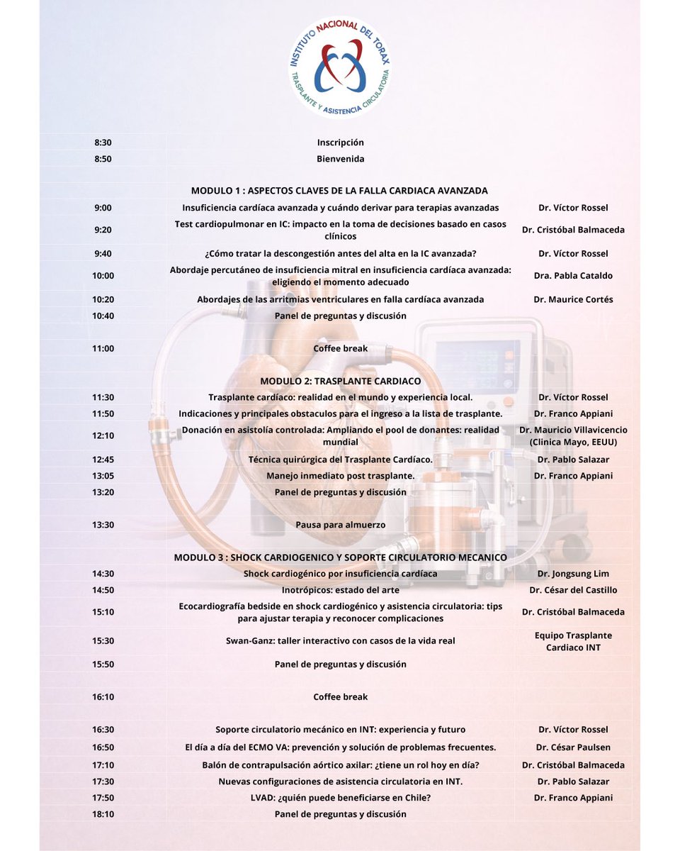 Inst. Tórax tweet media