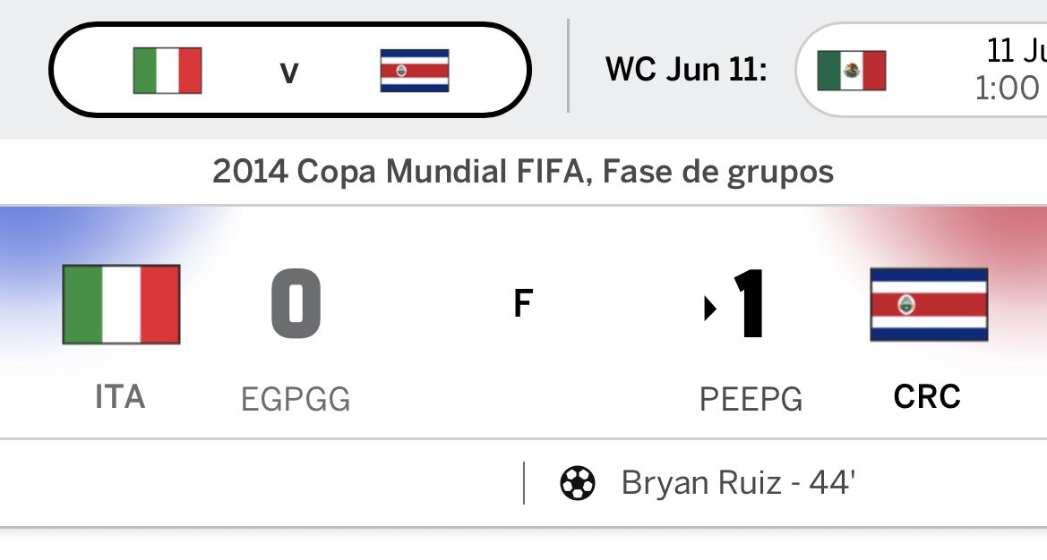Italia murió en Recife un 20 de junio del 2014