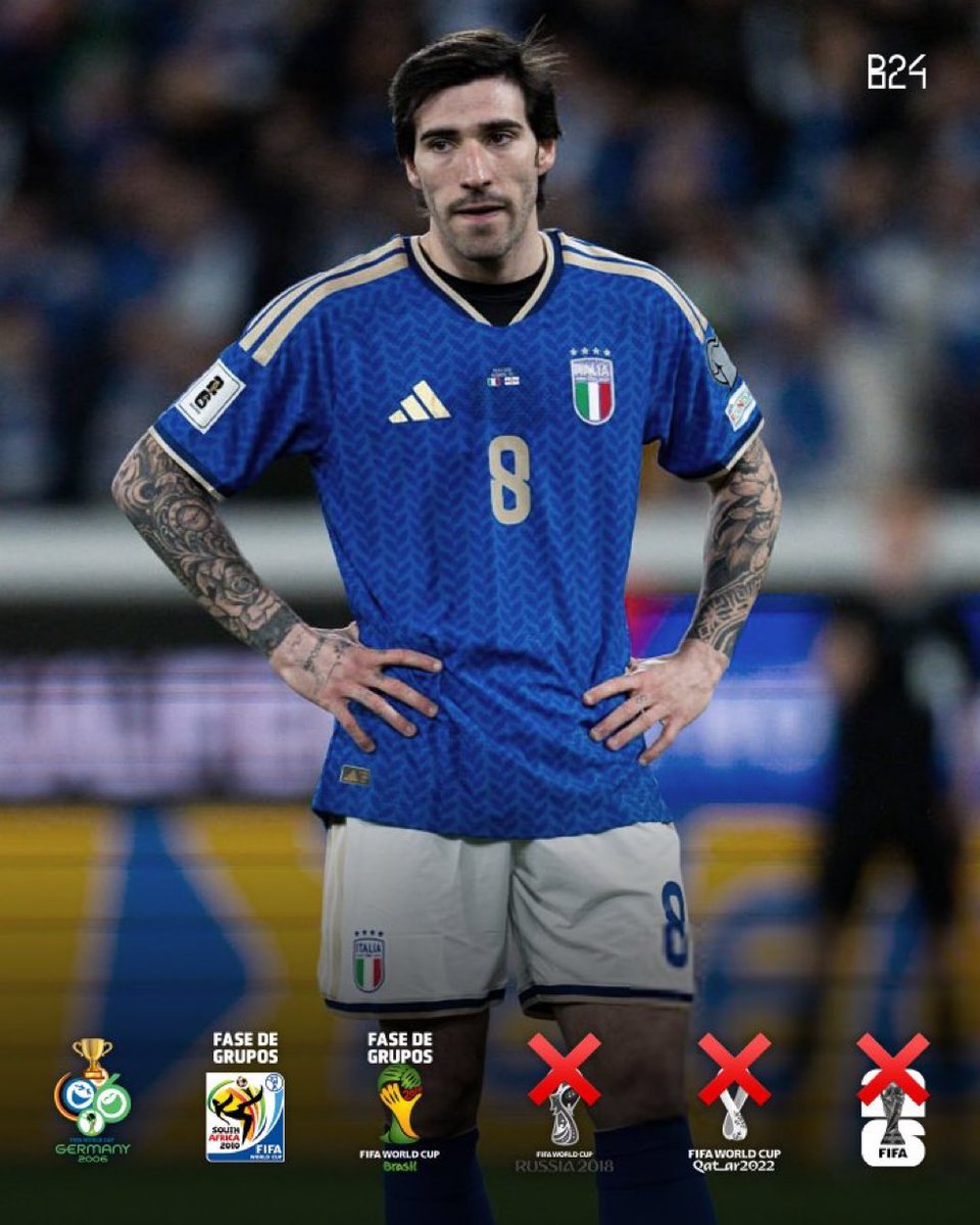 Amscanal's tweet photo. ❌🇮🇹 ITALIA NO CLASIFICÓ A LA COPA DEL MUNDO POR TERCERA VEZ CONSECUTIVA 🤯🏆 https://t.co/84tIOBPIlL