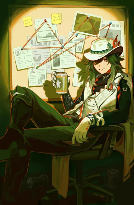 He thinks he's cracked the case... #Ashveil #honkaistarrail #PlanarcadiaCast