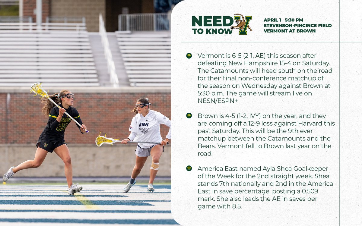 UVM Women's Lacrosse tweet media